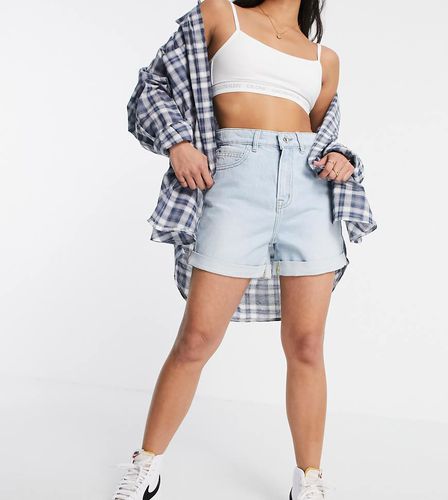 DTT Petite - Caidi - Short en jean à taille haute - clair - Don't Think Twice - Modalova