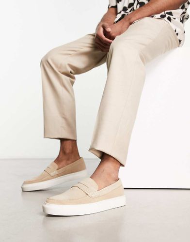 London - Sark - Mocassins en cuir - Sable - Dune - Modalova
