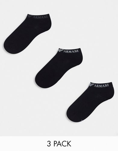 Bodywear - Lot de 3 paires de chaussettes à logo - Emporio Armani - Modalova