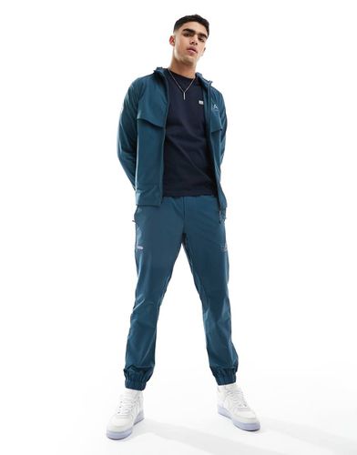 Emporio Armani - Pantalon de jogging d'ensemble à logo en nylon resserré aux chevilles - moyen - Ea7 - Modalova