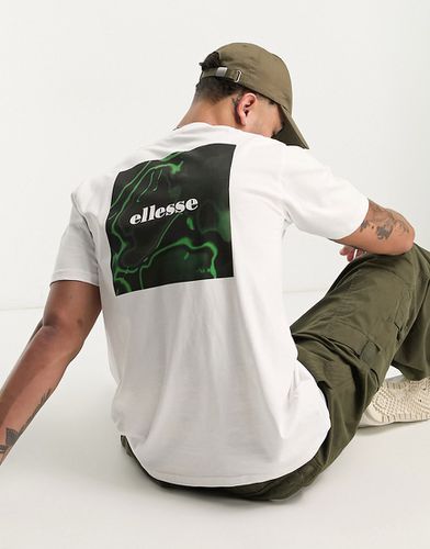 Vipera - T-shirt avec imprimé vert délavé au dos - Ellesse - Modalova