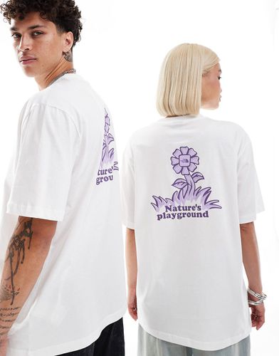 Exclusivité ASOS - - T-shirt oversize avec imprimé fleur au dos - The North Face - Modalova