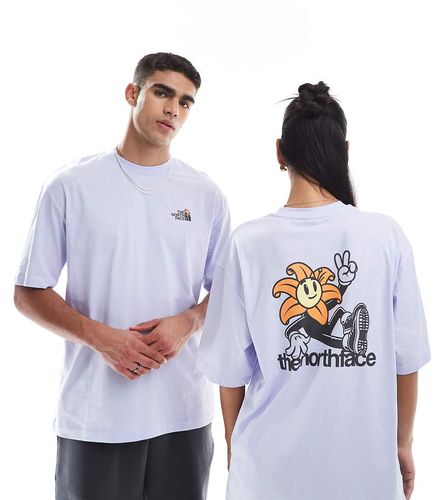 Exclusivit ASOS - T-shirt oversize avec imprim fleur au dos - clair - The North Face - Modalova