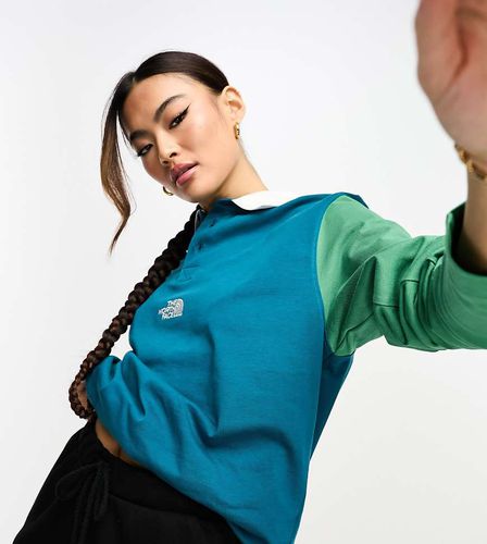 Exclusivité ASOS - Polo de rugby épais coupe boyfriend - /vert - The North Face - Modalova