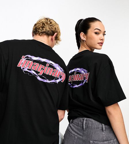 Exclusivité ASOS - - T-shirt unisexe oversize à imprimé graphique - Weekday - Modalova