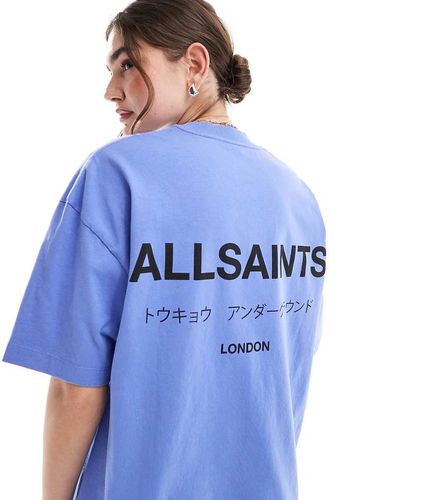 Exclusivité ASOS - Underground - T-shirt oversize - raisin - Allsaints - Modalova