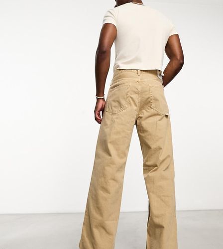 Exclusivité ASOS - - Jean baggy - Beige - Calvin Klein Jeans - Modalova