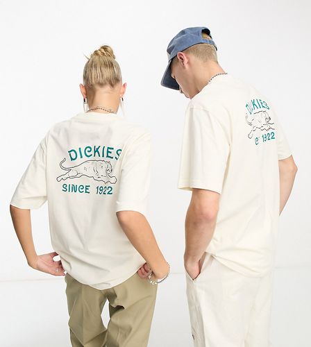 Exclusivité ASOS - - Cave Junction - T-shirt unisexe avec imprimé panthère au dos - cassé - Dickies - Modalova
