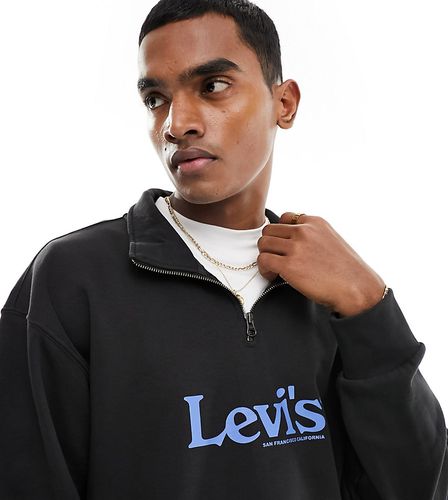 Exclusivité ASOS - - Sweat à col zippé et logo rétro au centre - Levi's - Modalova