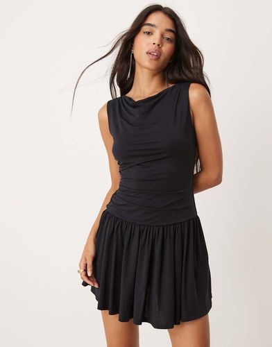 Robe courte en jersey froncé - Forever New - Modalova