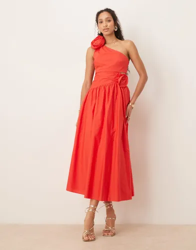 Robe en coton avec dcoupe et dtail rosette - Forever New - Modalova