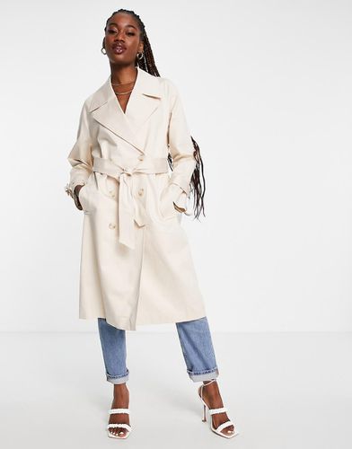 Trench-coat à ceinture - Taupe - Forever New - Modalova