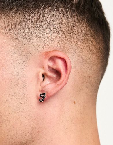 Boucles d'oreilles à logo monogramme - Farah - Modalova