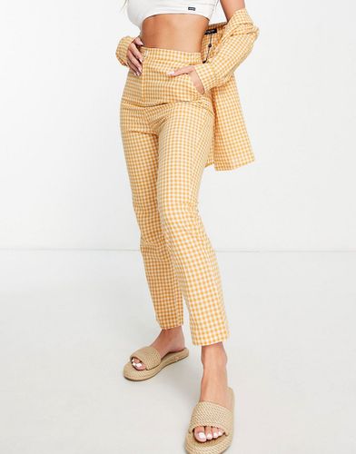 Exclusivité - Pantalon habillé d'ensemble à carreaux vichy - Fashion Union - Modalova