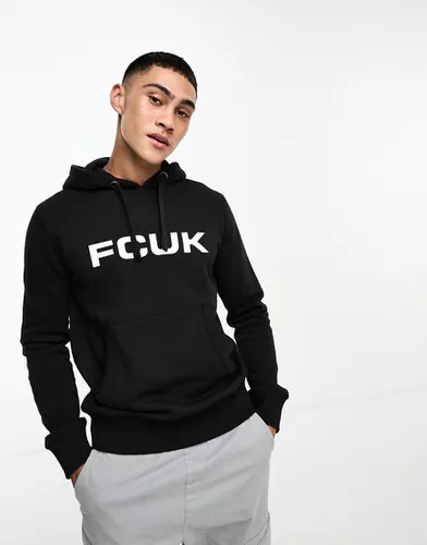 FCUK - Sweat à capuche à enfiler avec logo - French Connection - Modalova