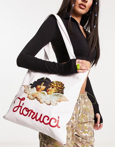 Tote bag avec logo d'anges - Fiorucci - Modalova