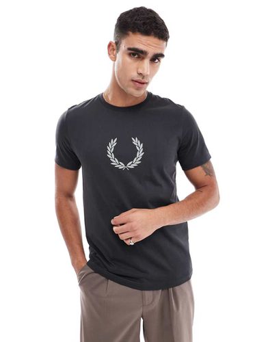 T-shirt avec couronne de laurier floquée - Fred Perry - Modalova