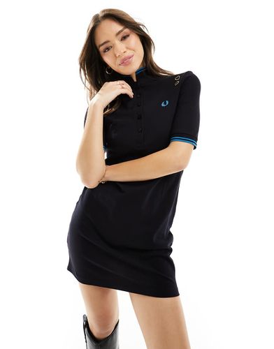 X Amy Winehouse - Robe polo à liseré - Fred Perry - Modalova