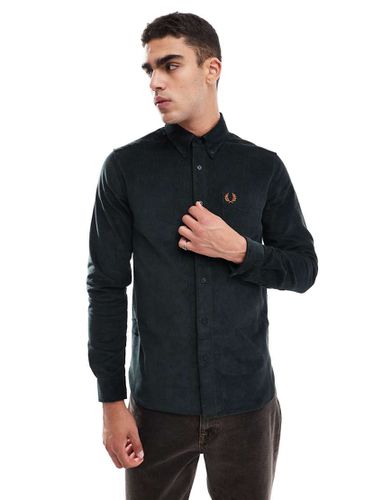 Chemise en velours côtelé à manches longues - foncé - Fred Perry - Modalova