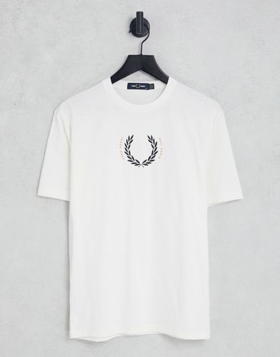 Laurel Wreath - T-shirt à logo - Blanc - Fred Perry - Modalova