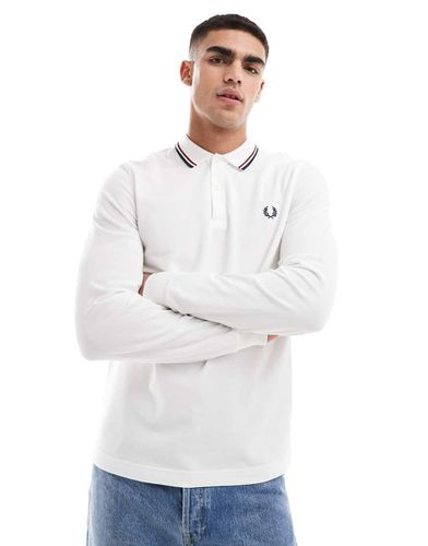 Polo à liserés et manches longues - Fred Perry - Modalova