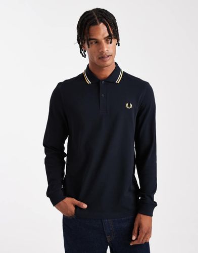 Polo  manches longues et lisers - Fred Perry - Modalova