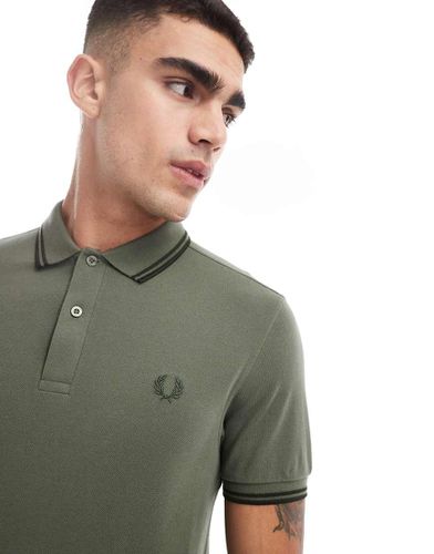 Polo avec bordures à double rayure - Fred Perry - Modalova