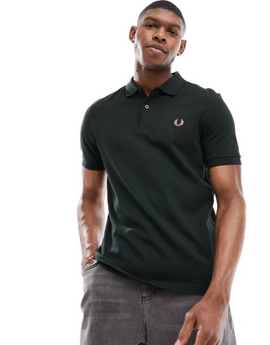 Fred Perry - Polo uni - Vert foncé - Fred Perry - Modalova