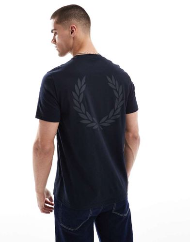 Rear Powder Laurel - T-shirt avec logo couronne de laurier au dos - Fred Perry - Modalova