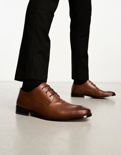 Chaussures derby élégantes en cuir à lacets - Fauve - French Connection - Modalova