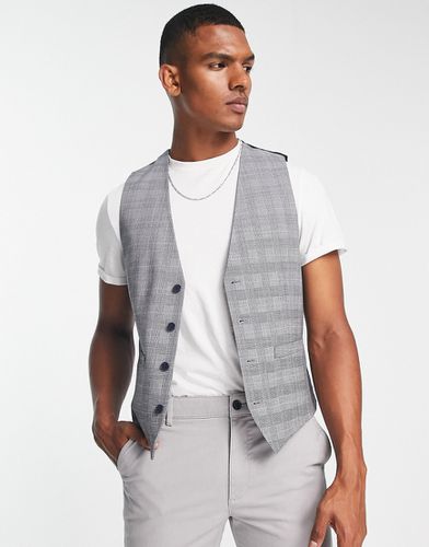 Gilet de costume de mariage à carreaux - French Connection - Modalova