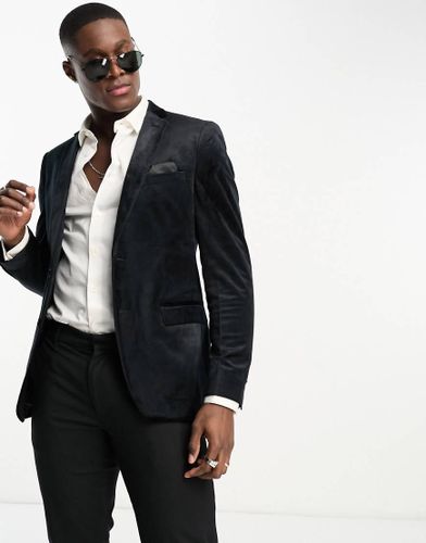 Veste de costume en velours - Noir - French Connection - Modalova