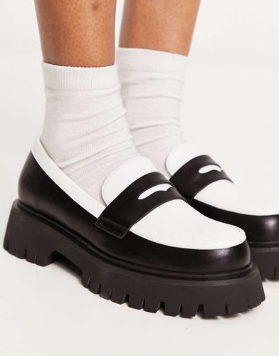 KOI - Birch - Mocassins chunky - Noir et blanc - Koi Footwear - Modalova