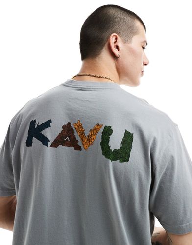 T-shirt avec logo végétal sur l'avant - Kavu - Modalova