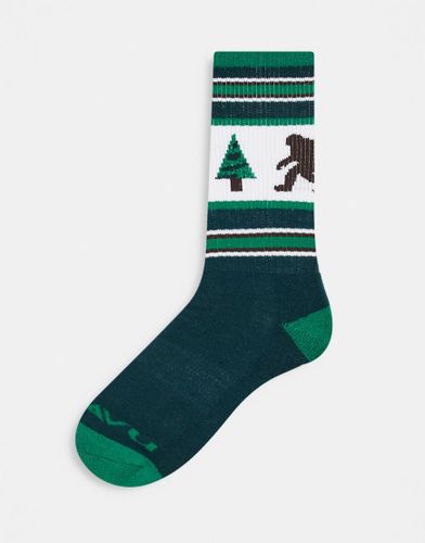 Moonwalk - Chaussettes à imprimé Sasquatch - Kavu - Modalova