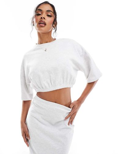 T-shirt d'ensemble crop top oversize - Kaiia - Modalova