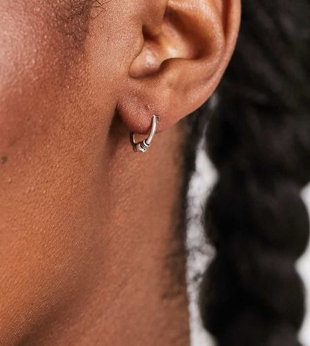 Créoles torsadées 12 mm en argent massif - Kingsley Ryan - Modalova
