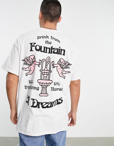 HNR LDN - T-shirt oversize à imprimé Fountain of Dreams au dos - Honour - Modalova