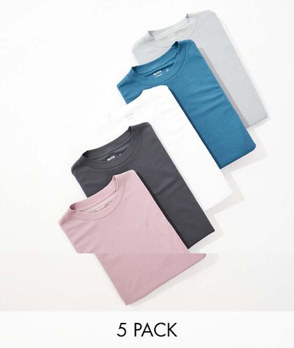 Lot de 5 t-shirts décontractés - Hollister - Modalova