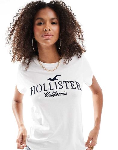 T-shirt à logo avec manches courtes - cassé - Hollister - Modalova