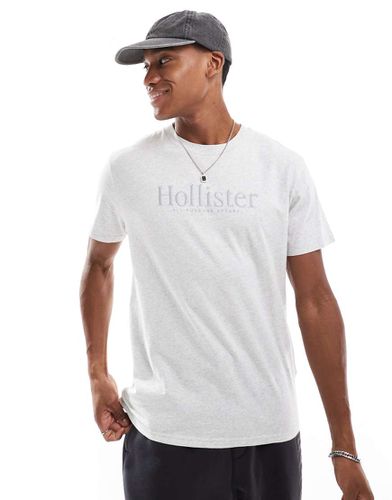 T-shirt décontracté à logo - Hollister - Modalova