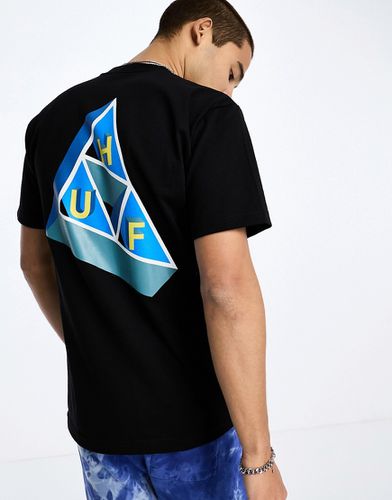 Based Triple Triangle - T-shirt imprimé à l'avant et au dos - Huf - Modalova