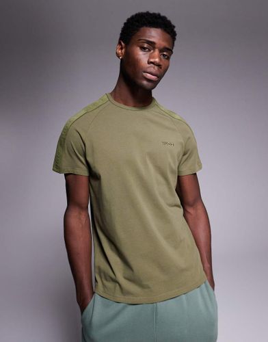 HUGO - Bodywear - T-shirt  logo ton sur ton - fonc - Hugo Red - Modalova