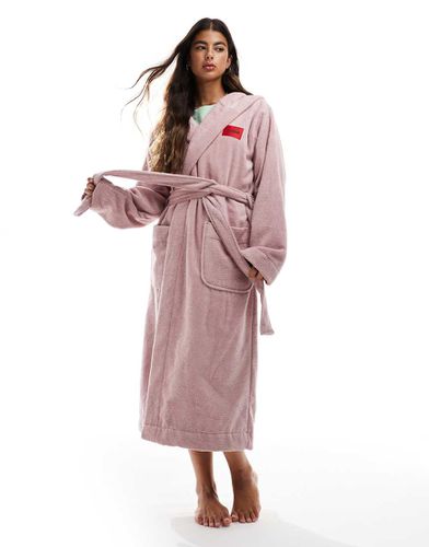 HUGO - Bodywear - Robe de chambre en polaire à capuche - clair - Boss Bodywear - Modalova