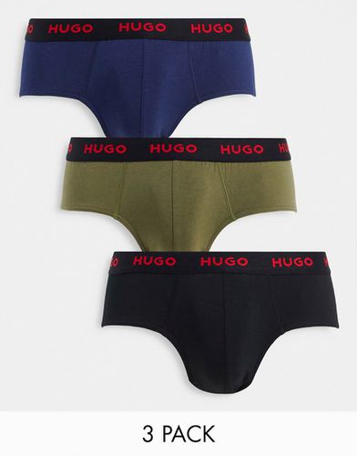 Hugo - Lot de 3 slips à taille basse - HUGO Bodywear - Modalova