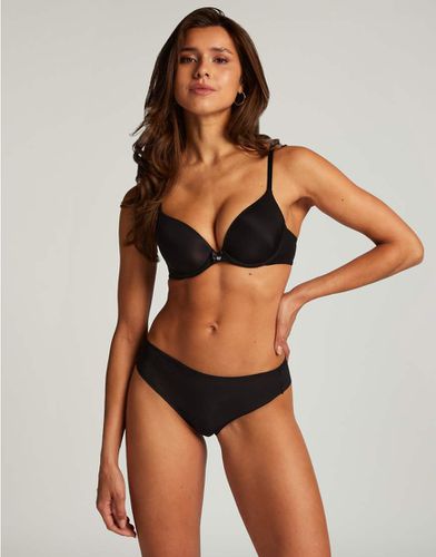 Hunkemöller - Culotte brésilienne invisible en tulle rayé - Hunkemoller - Modalova