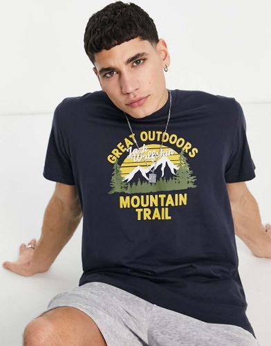 T-shirt à motif Mountain Trail - Jack Wolfskin - Modalova
