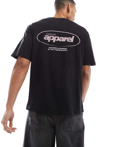 T-shirt oversize avec imprimé Apparel au dos - Jack & Jones - Modalova