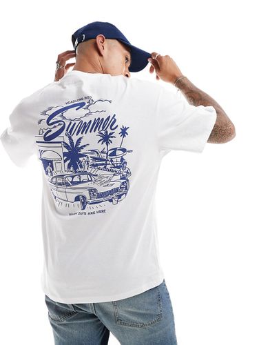 T-shirt oversize avec imprimé Summer au dos - Jack & Jones - Modalova
