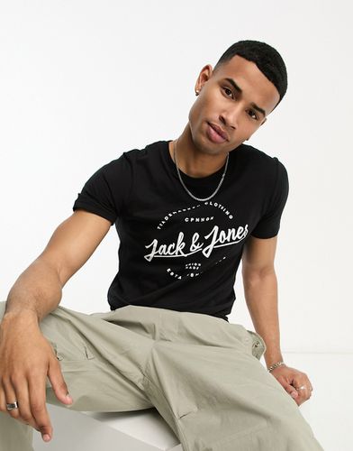 T-shirt à logo - Noir - Jack & Jones - Modalova